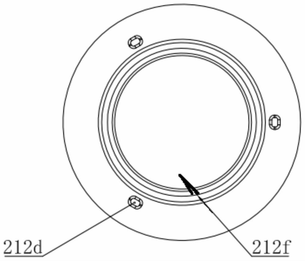 Direct injection valve structure in gas cylinder