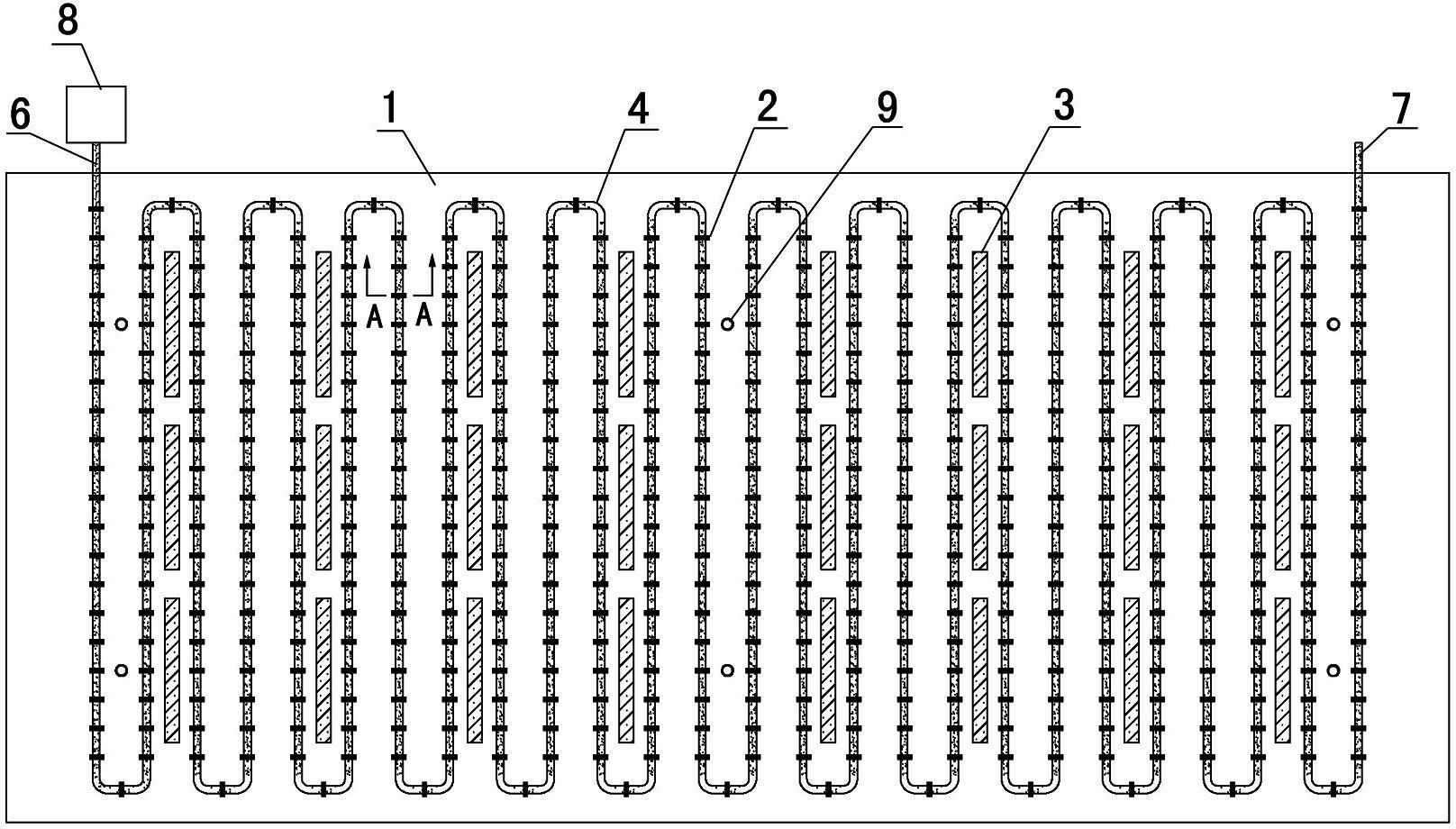 Construction method for eliminating concrete shrinkage cracks of steel plate and concrete combined shear wall by preheating steel plate