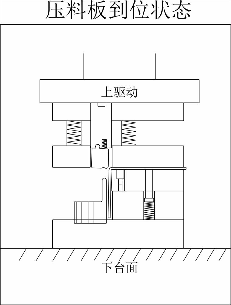 Quick adjusting device for bending springback of stamping die