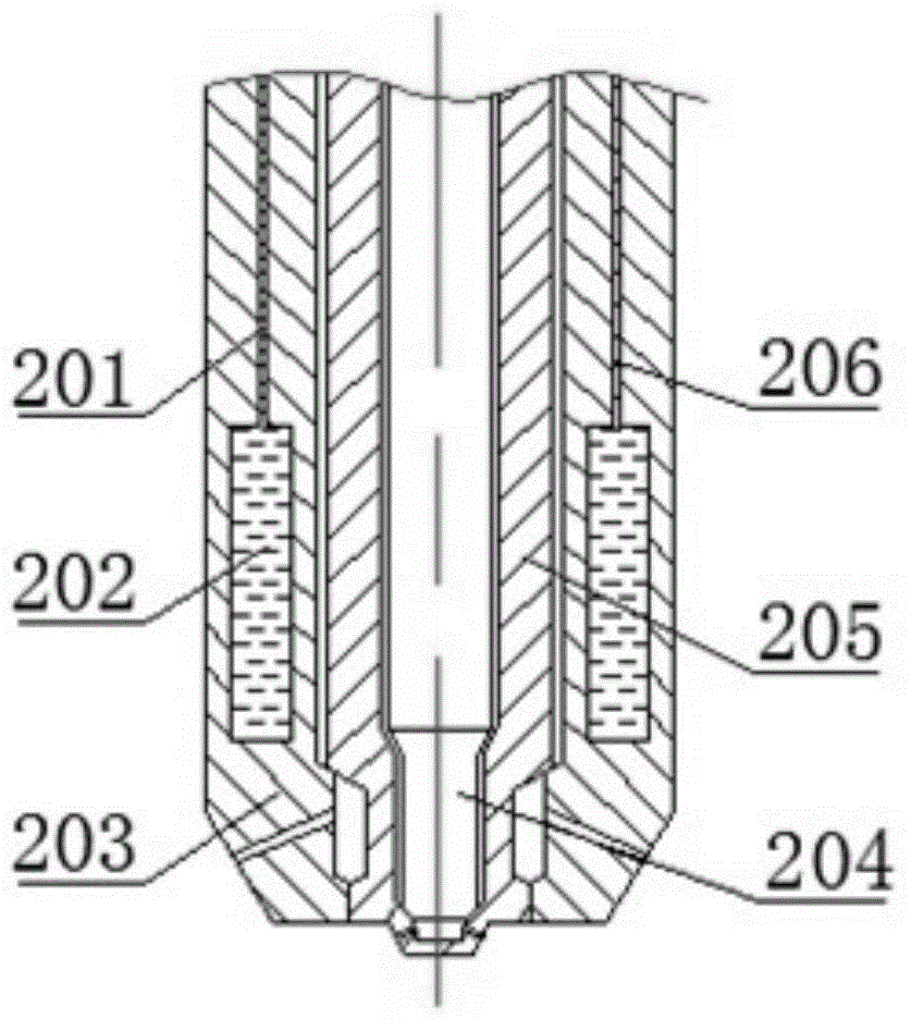 System and method for controlling thermal load of high-pressure direct injector in trace diesel ignition cylinder