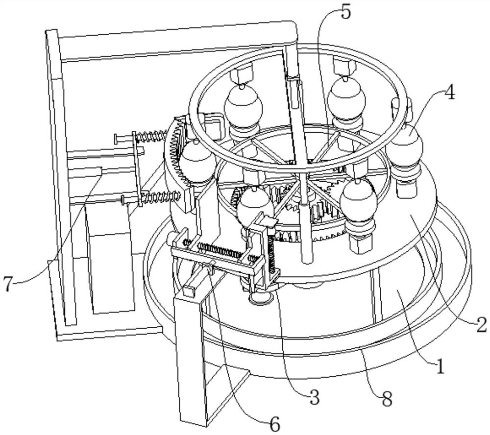 Automatic reversing and cleaning device of spherical catalyst for coke oven flue gas desulfurization