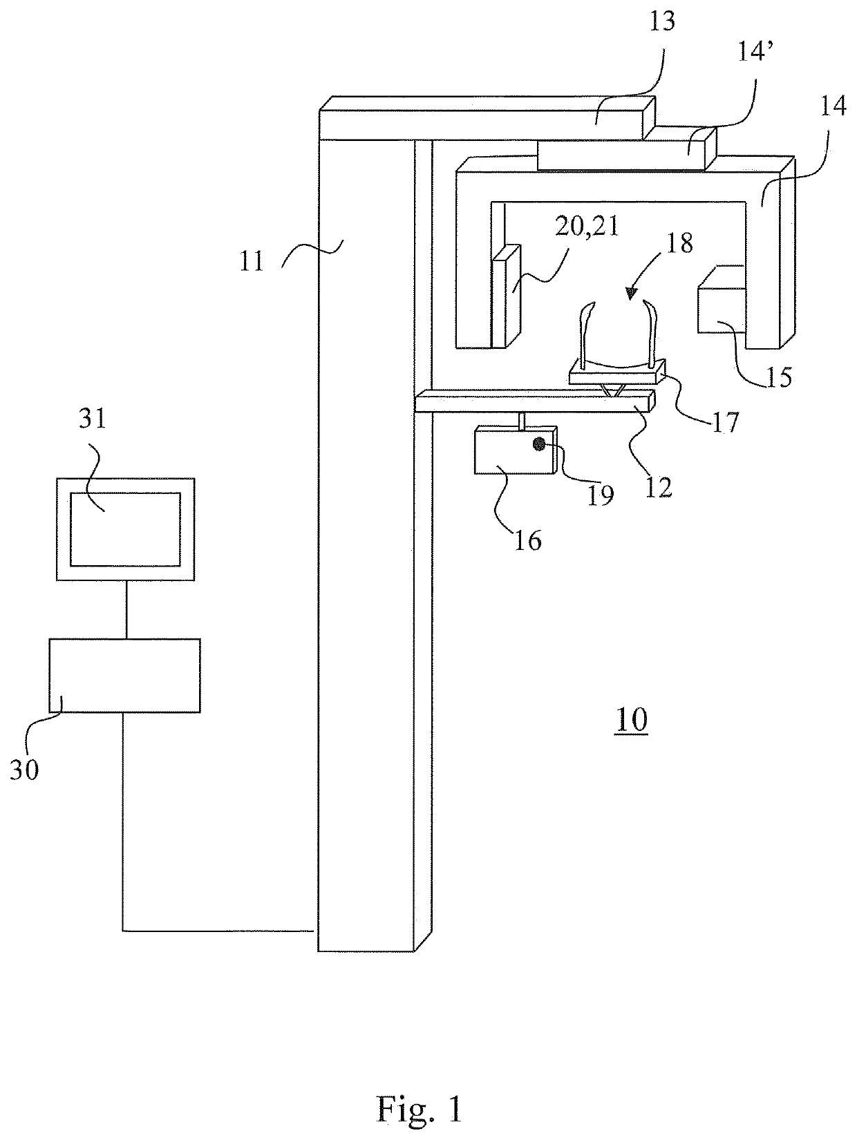 Computed tomography and positioning of a volume to be imaged