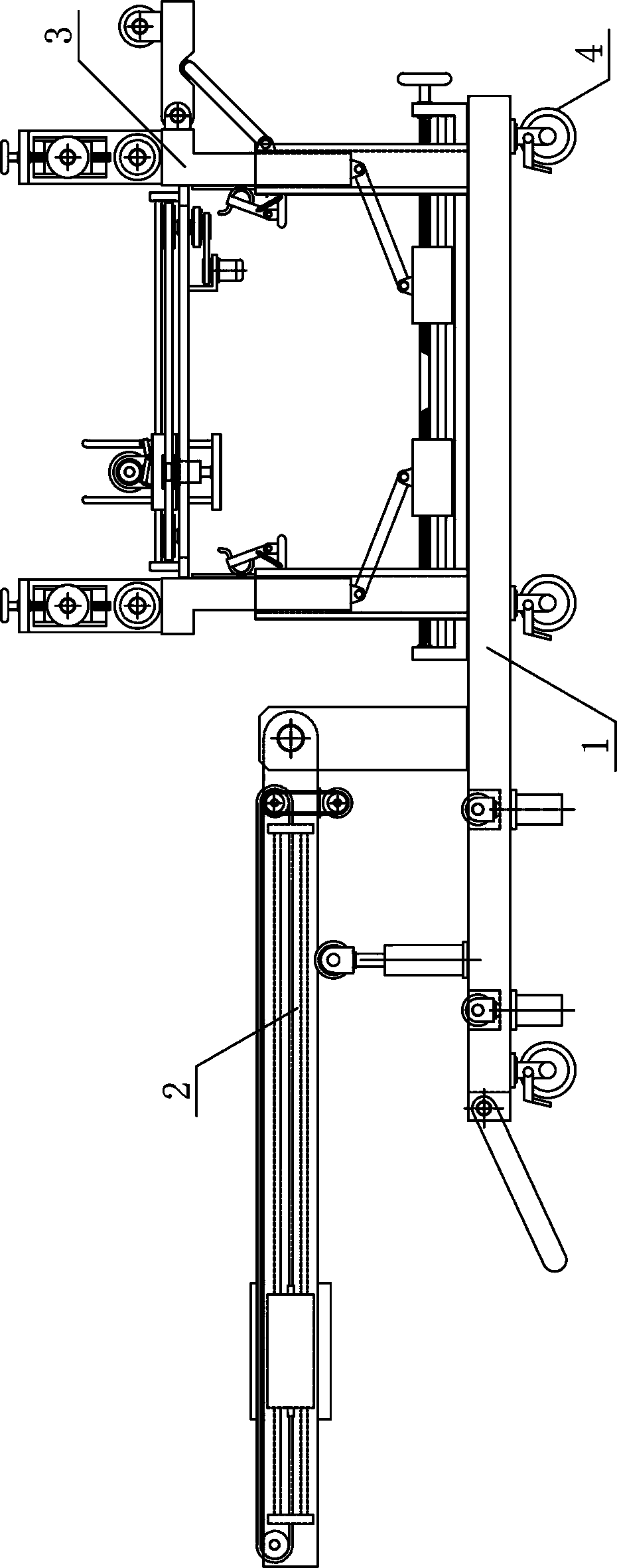 Fully-automatic cable laying machine