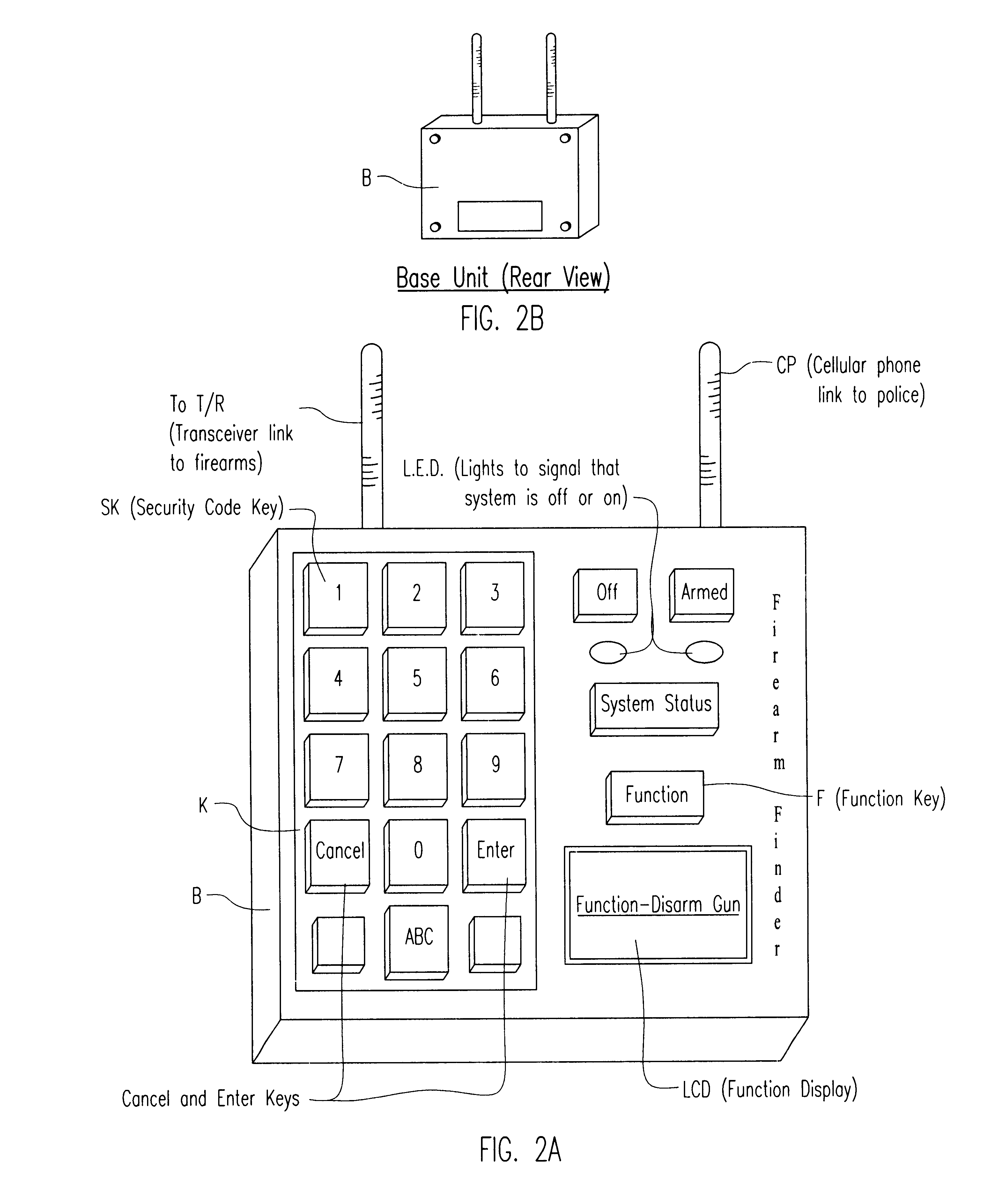 System and method for improving the security of storage of firearms and other objects, and for aiding the recovery of such if removed from storage