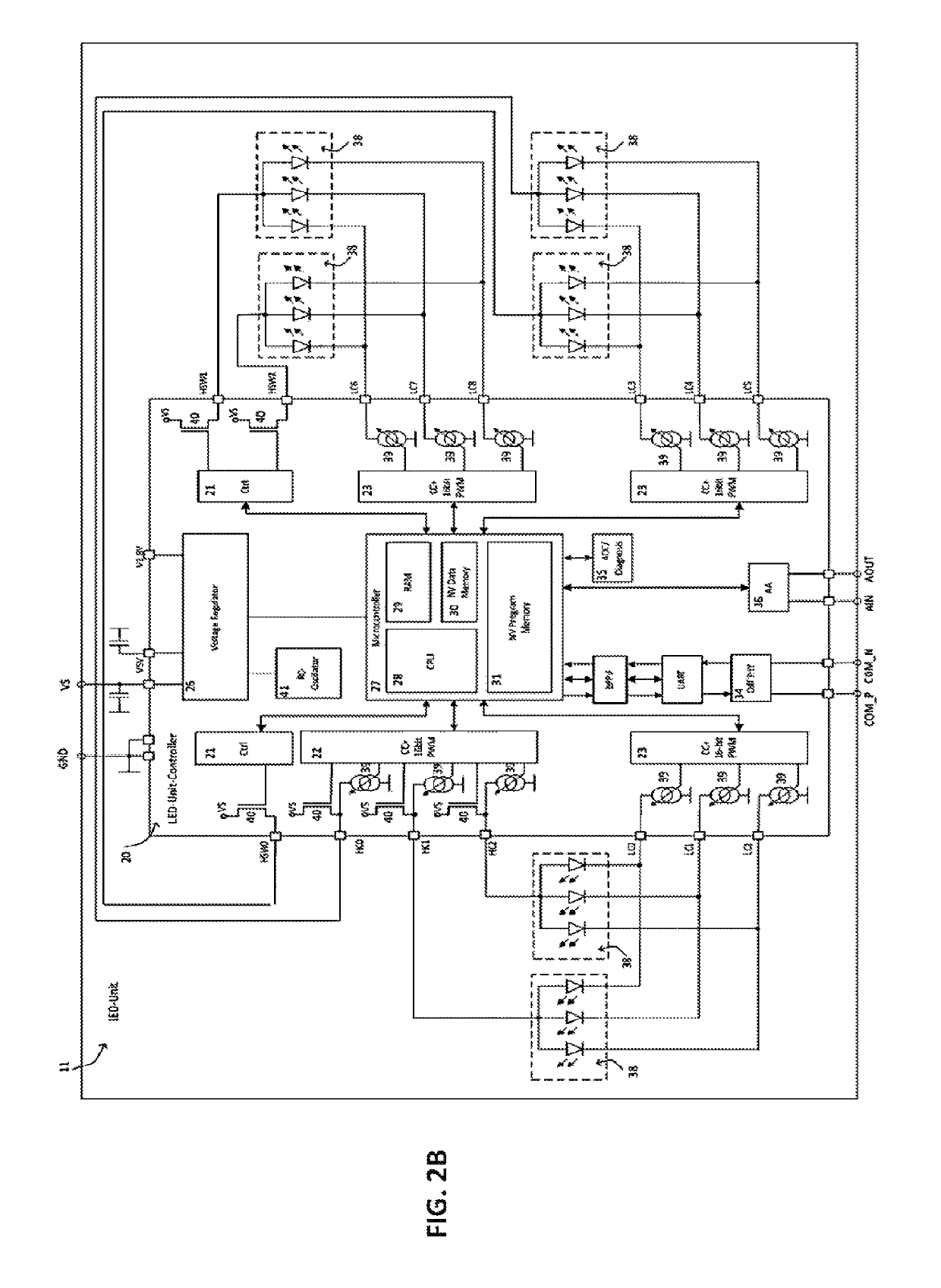 Bus protocol for dynamic lighting application