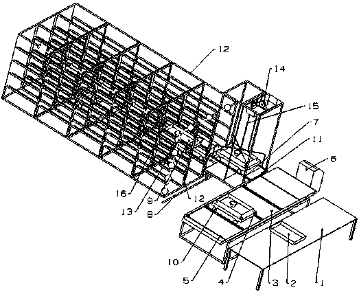 Three-dimensional cultivation device with cultivation tray automatic feeding and discharging function