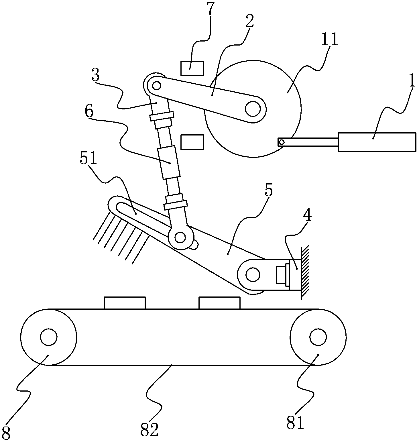 Rotary food feeding and slicing device