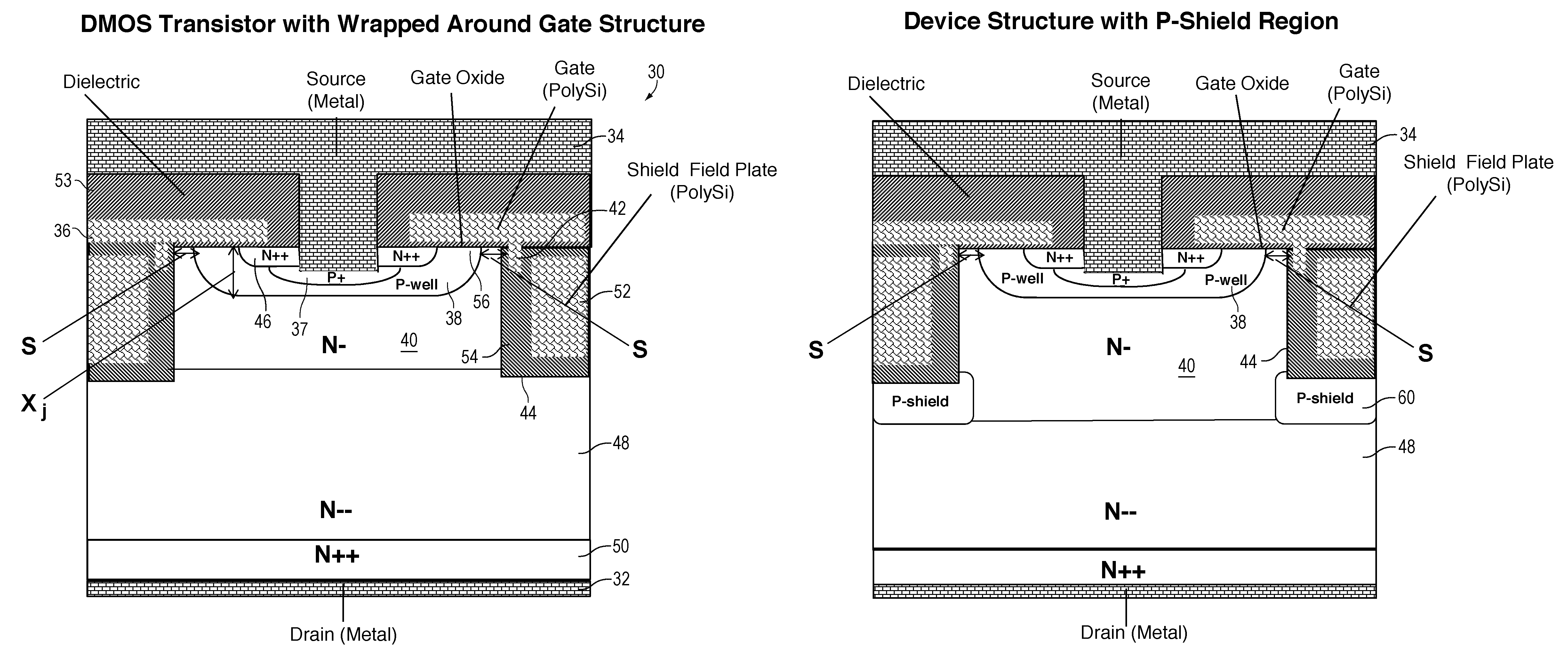 Vertical power MOSFET having planar channel and its method of fabrication