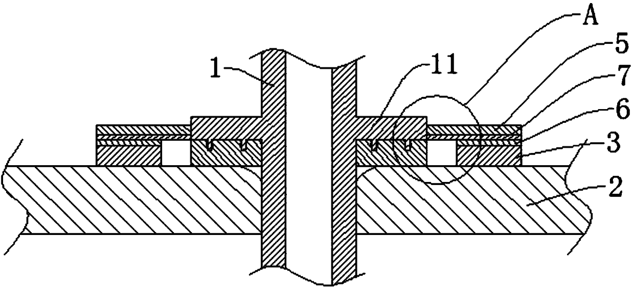 Negative pressure drainage tube with function of reducing skin tension