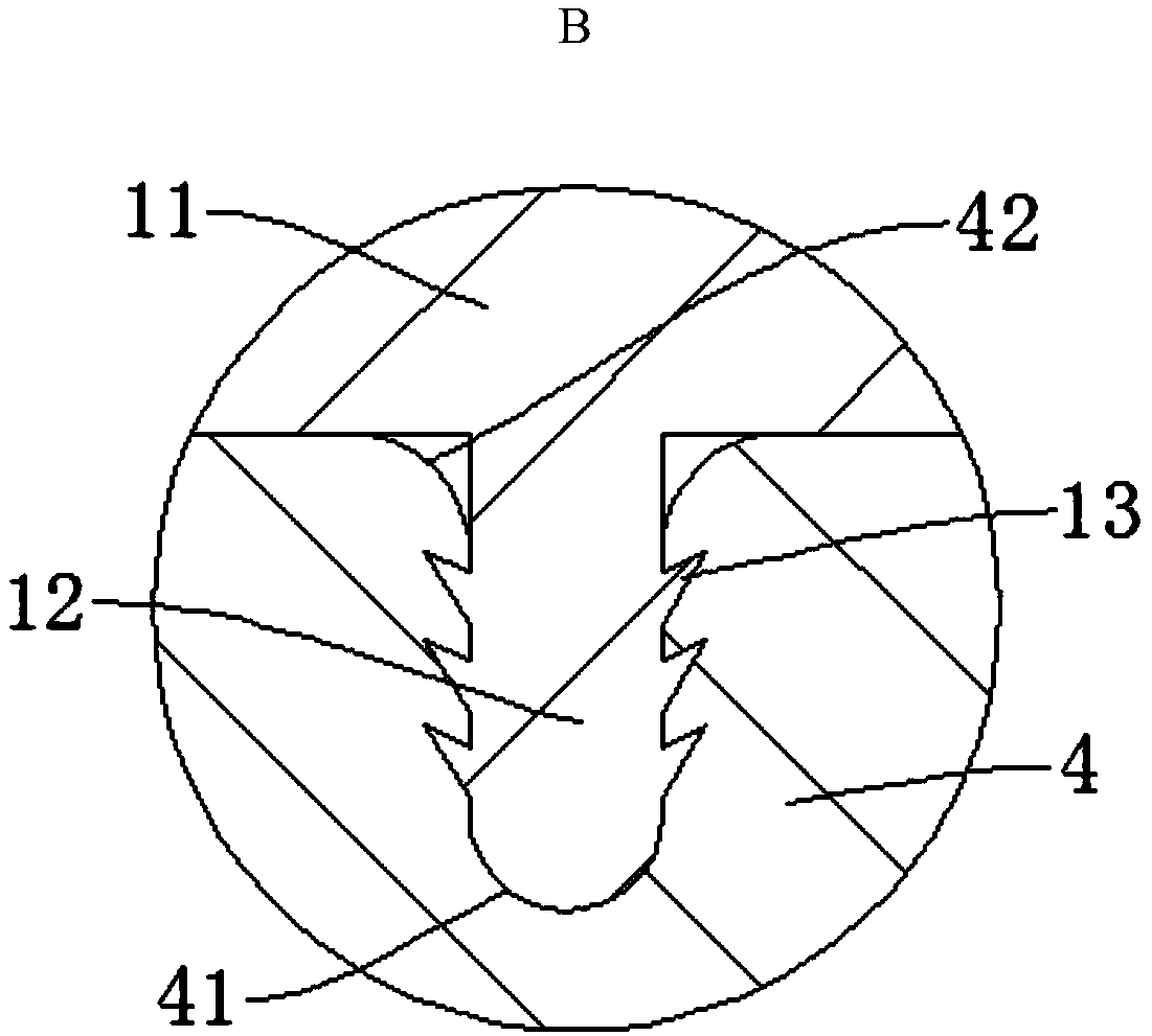 Negative pressure drainage tube with function of reducing skin tension