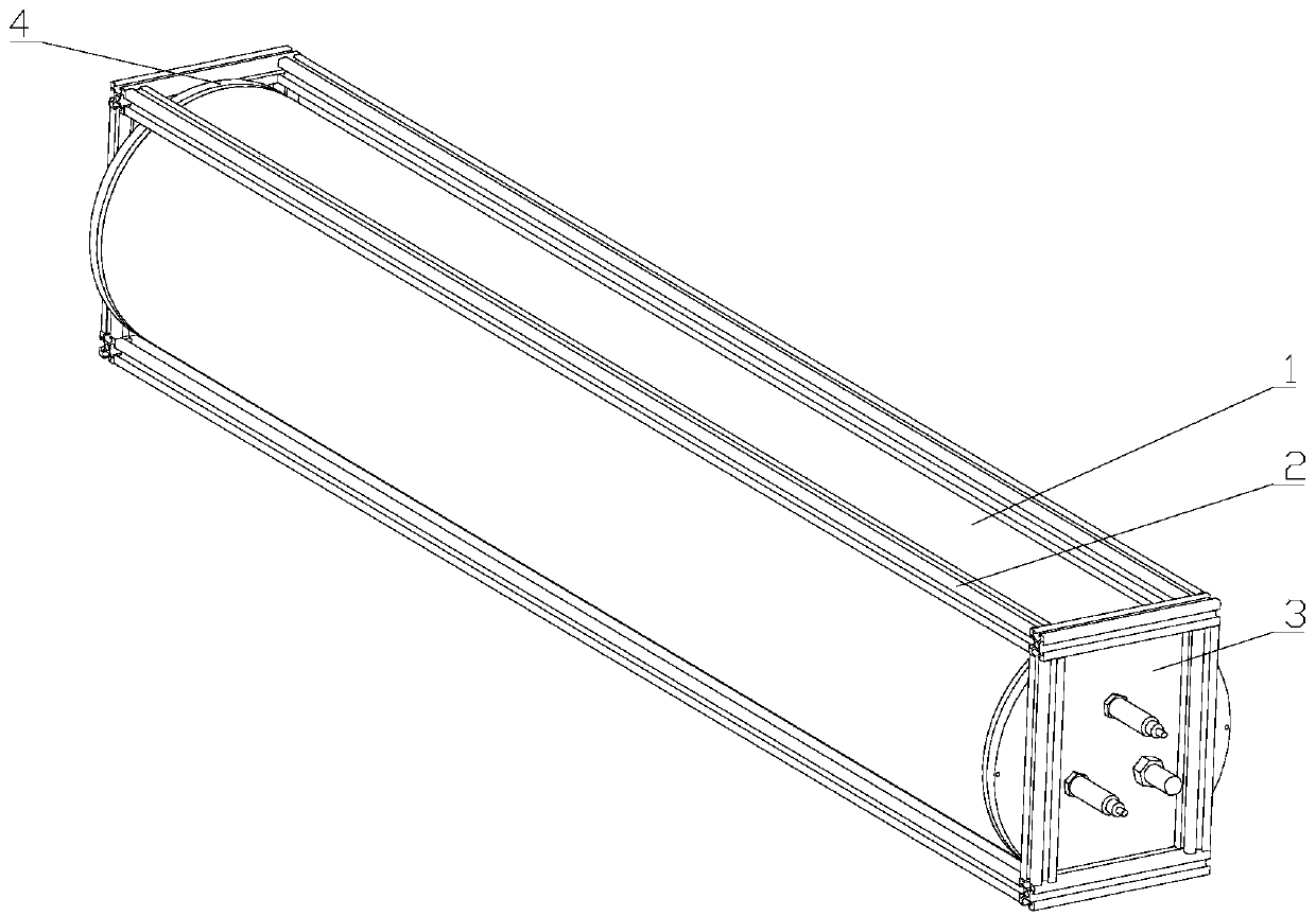 Measuring device for acquiring thrust characteristics of propeller in deep sea environment