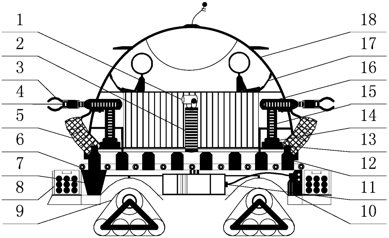 Man-machine interactive robot system for harvesting field fruits and vegetables and harvesting method of system