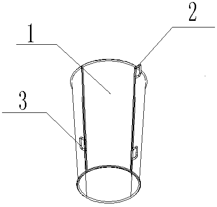 Anti-decoupling concrete stringing device that can change direction