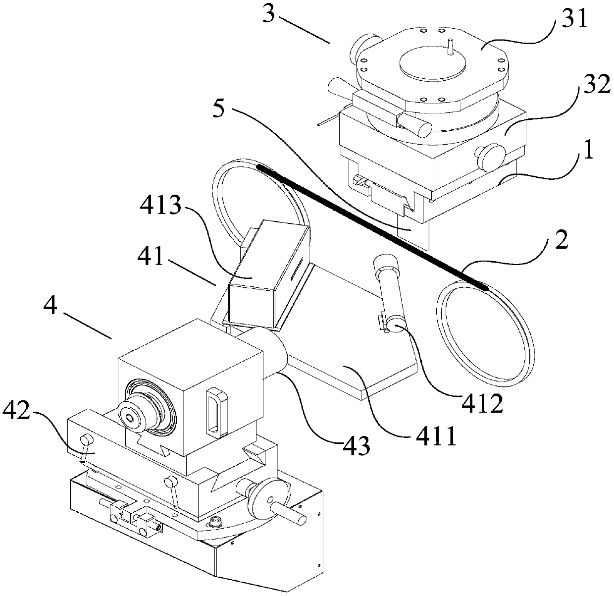 Crystal cutting device and method