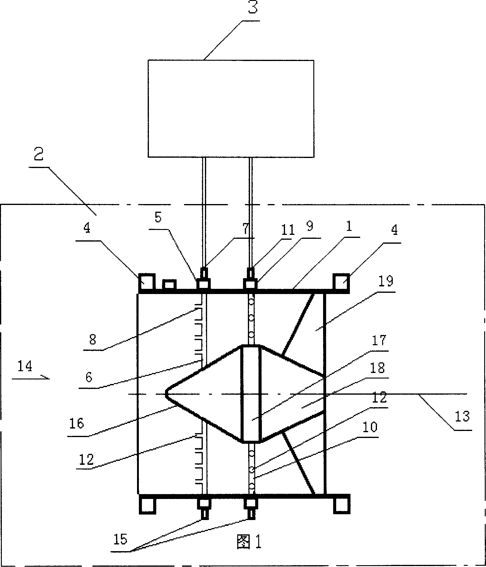 Built-in conical throttling gear