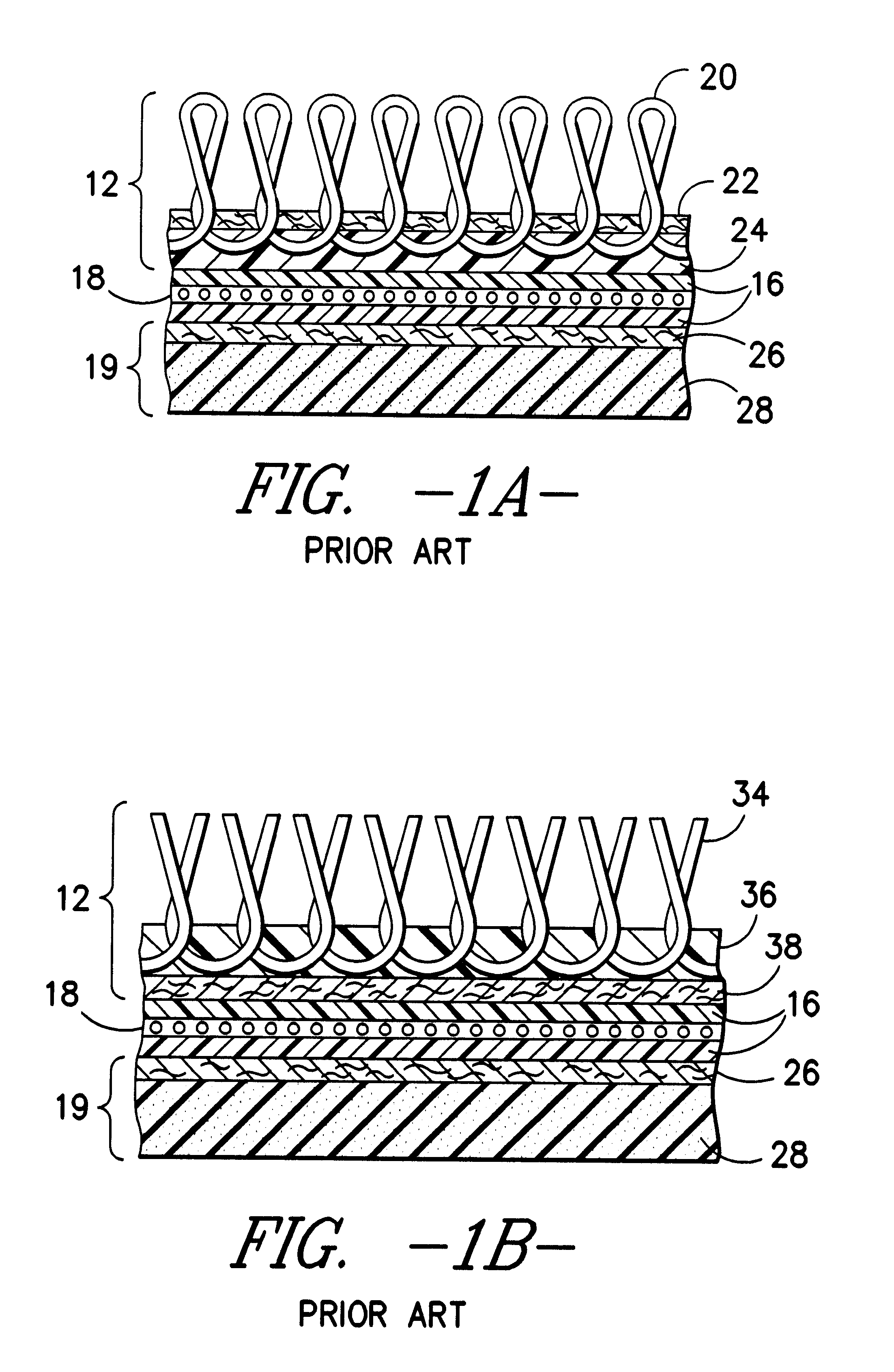 Cushioned back carpet