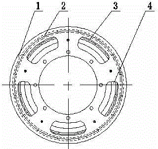 Double-magnet double-rotor permanent magnet motor for flywheel