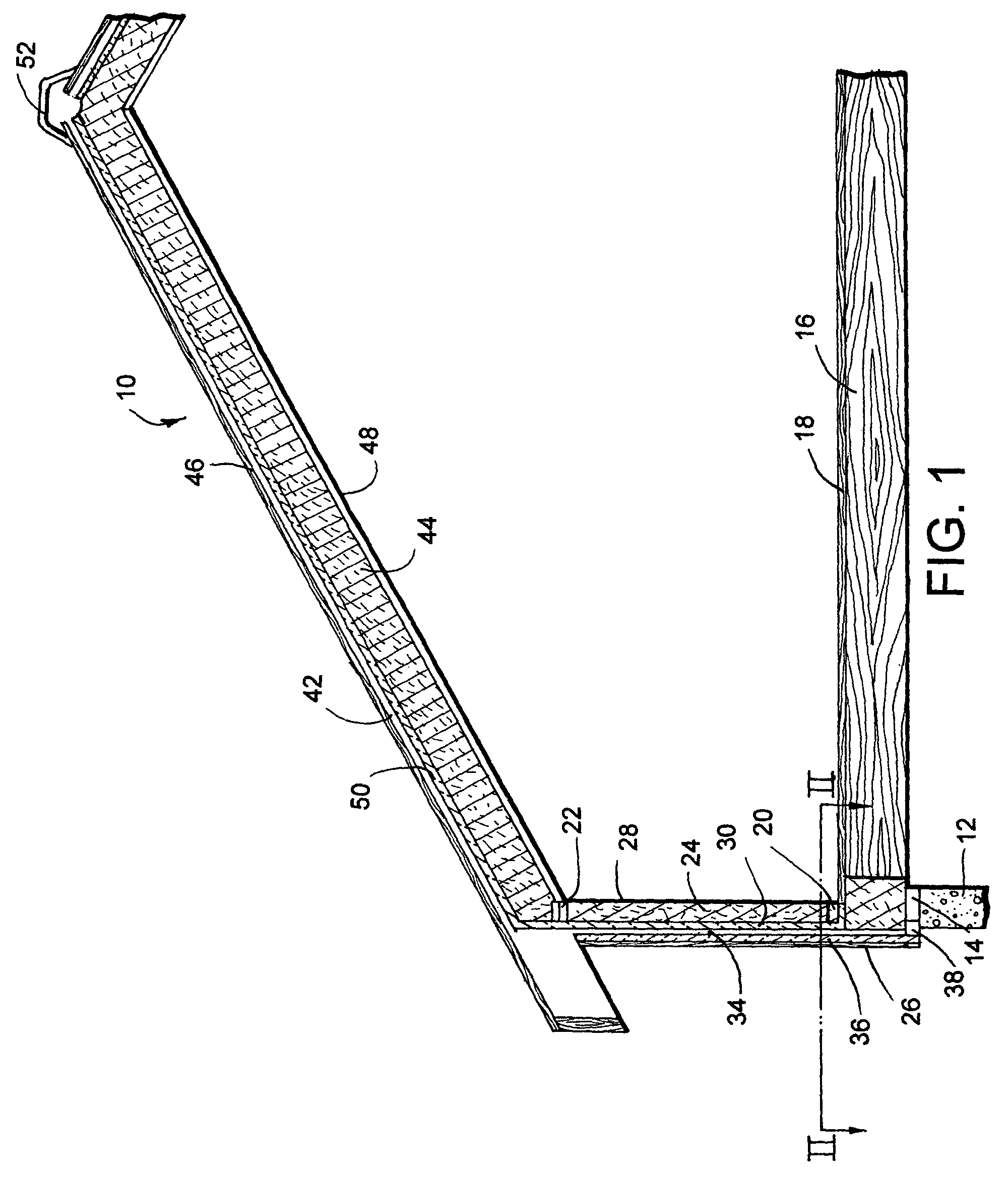 Vented insulated building