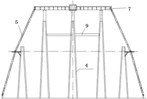 Construction technology of infrastructure truss for deep sea cage culture equipment