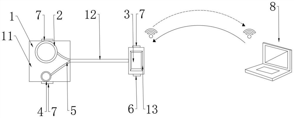 Carrier transient electromagnetic system and test method thereof