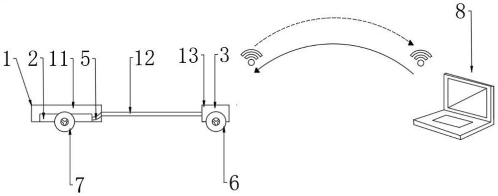 Carrier transient electromagnetic system and test method thereof