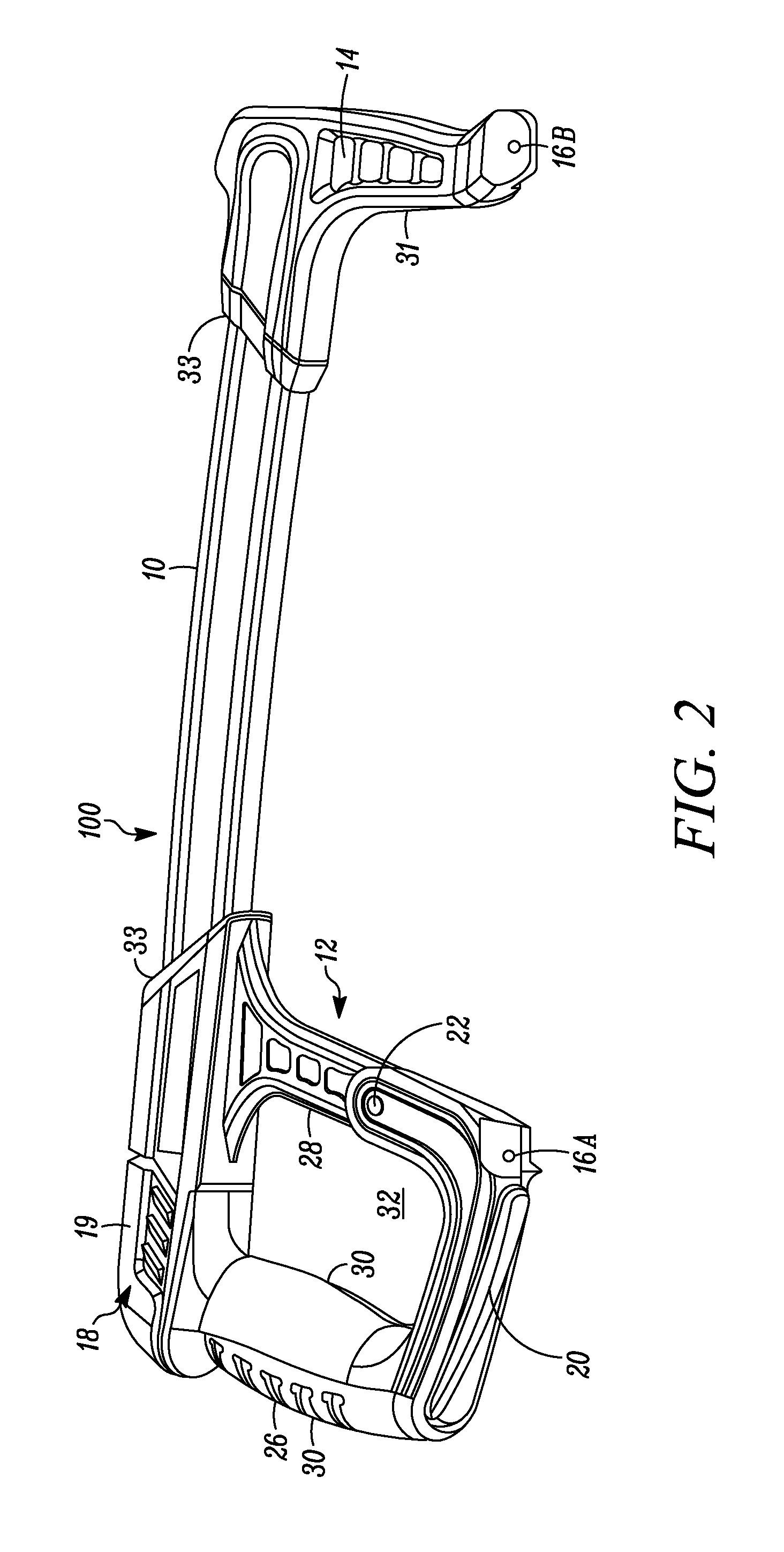 Hacksaw with blade tensioning mechanism