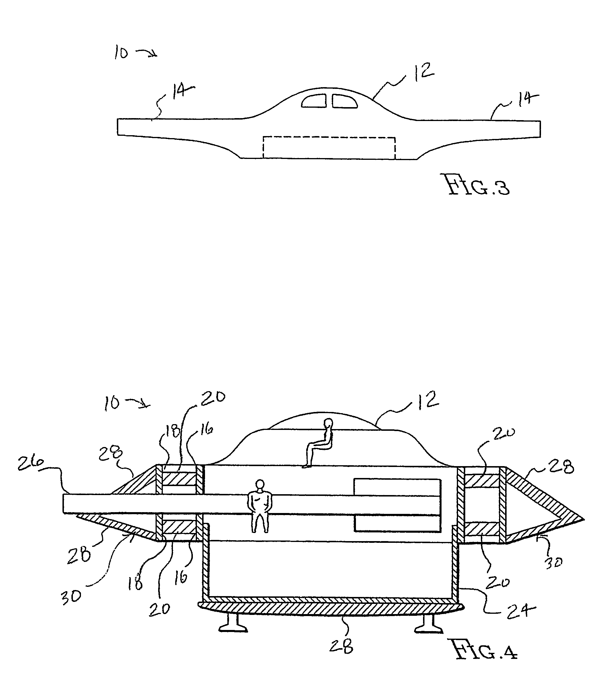 Aircraft and hybrid with magnetic airfoil suspension and drive