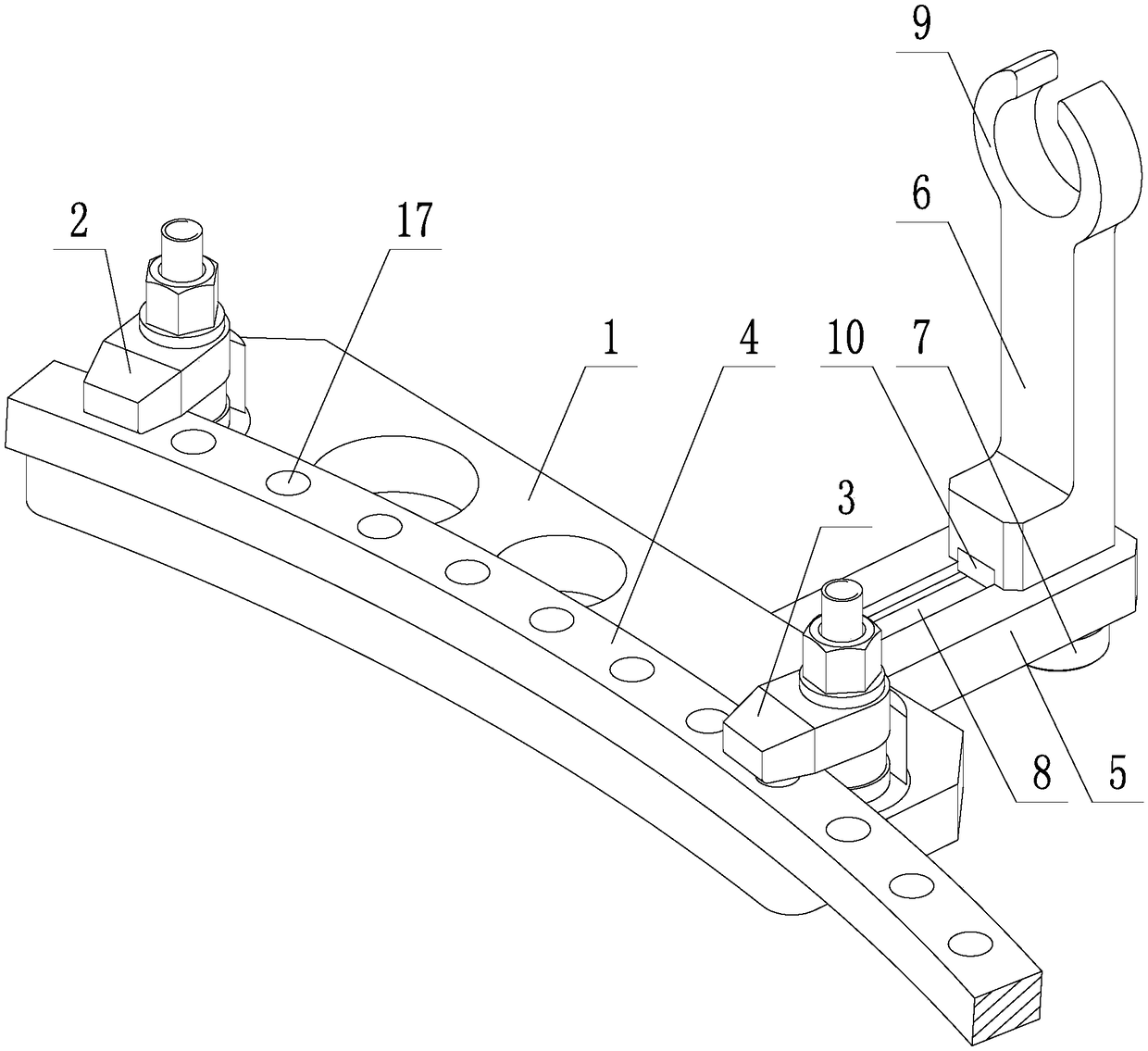 Jet nozzle fast installing tool and using method