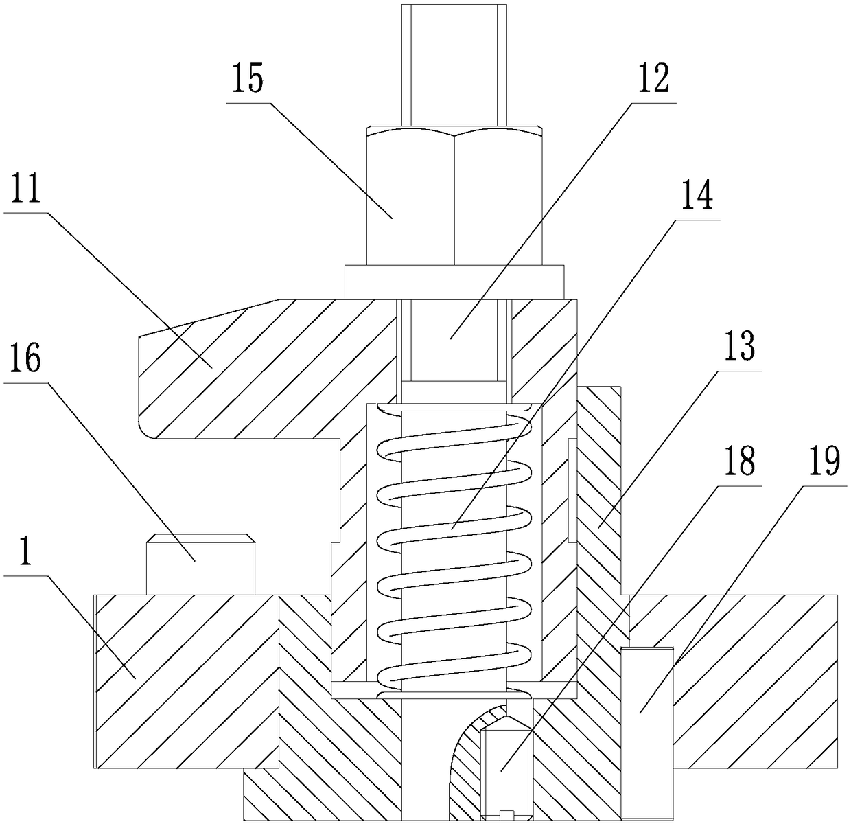 Jet nozzle fast installing tool and using method