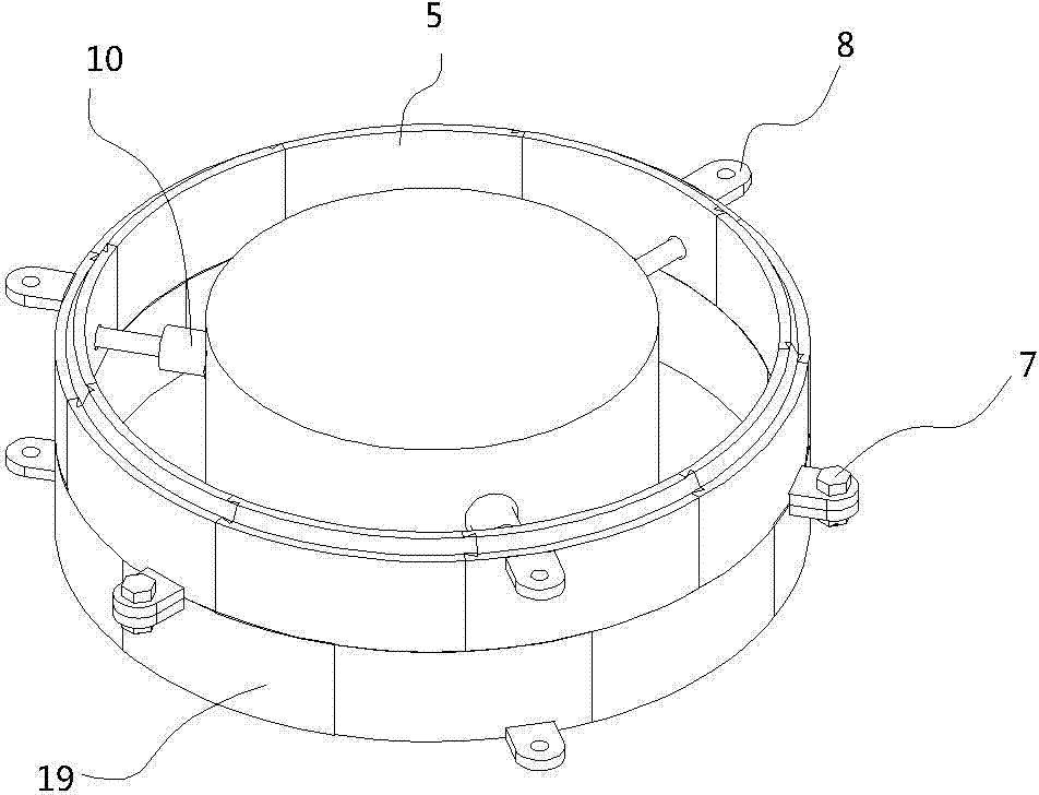 Bridge pier cofferdam reinforcing structure and constructing method thereof