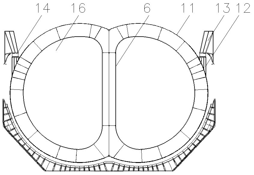 Double-lug LNG liquid tank