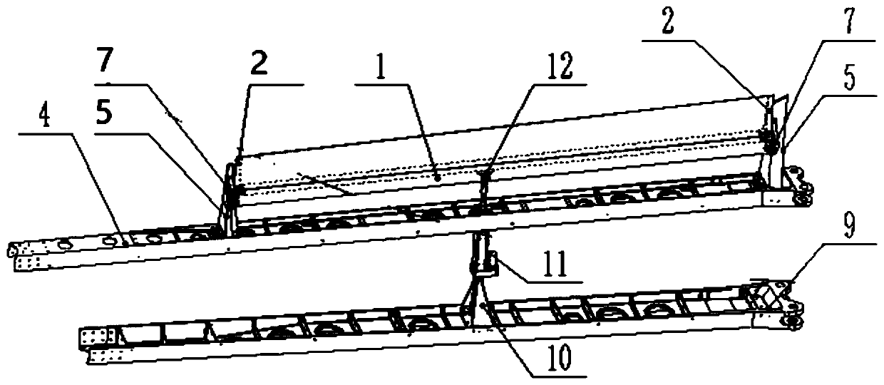 A kind of UAV multifunctional flap structure