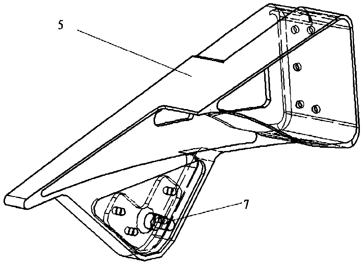 A kind of UAV multifunctional flap structure