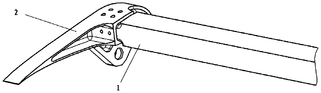 A kind of UAV multifunctional flap structure