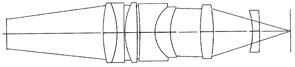 Spatial light beam compression multichannel imaging optical system with large field of view