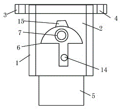 Shaft tube flange for automobile