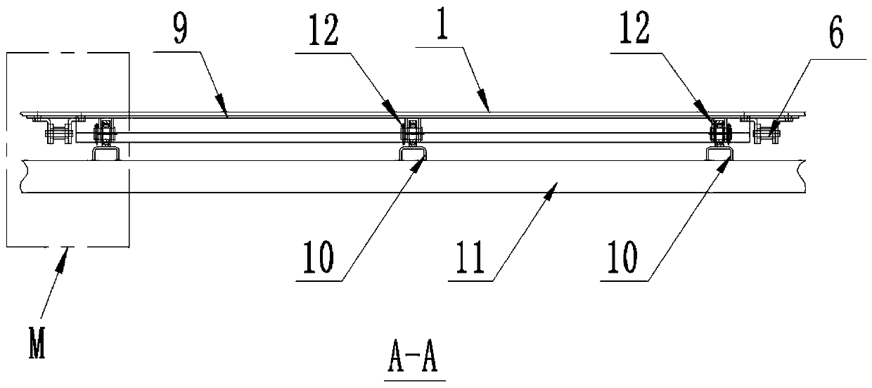 Vehicle-mounted conveying belt structure