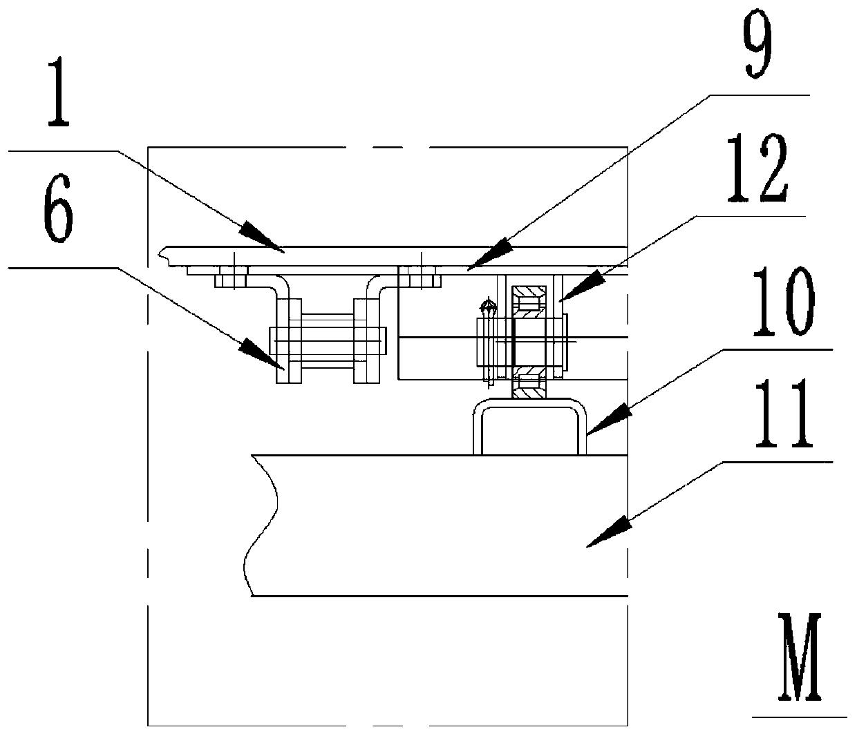 Vehicle-mounted conveying belt structure