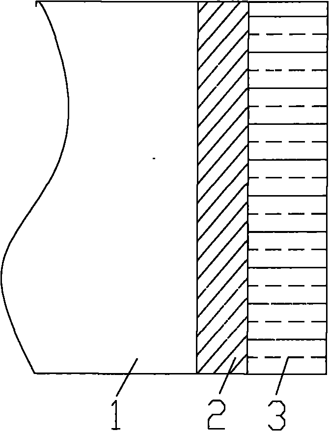 High-stability DSA anode for preparing chlorine by electrolysis and preparation method thereof