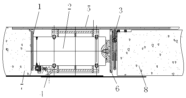 Assembled jacking pipe relaying intermediate