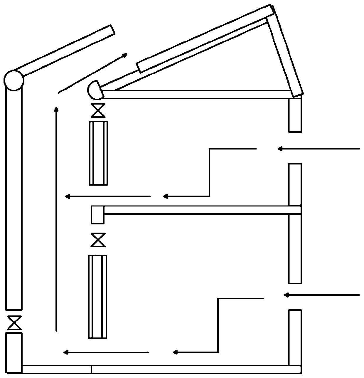 Building energy-saving ventilation structure and running method thereof