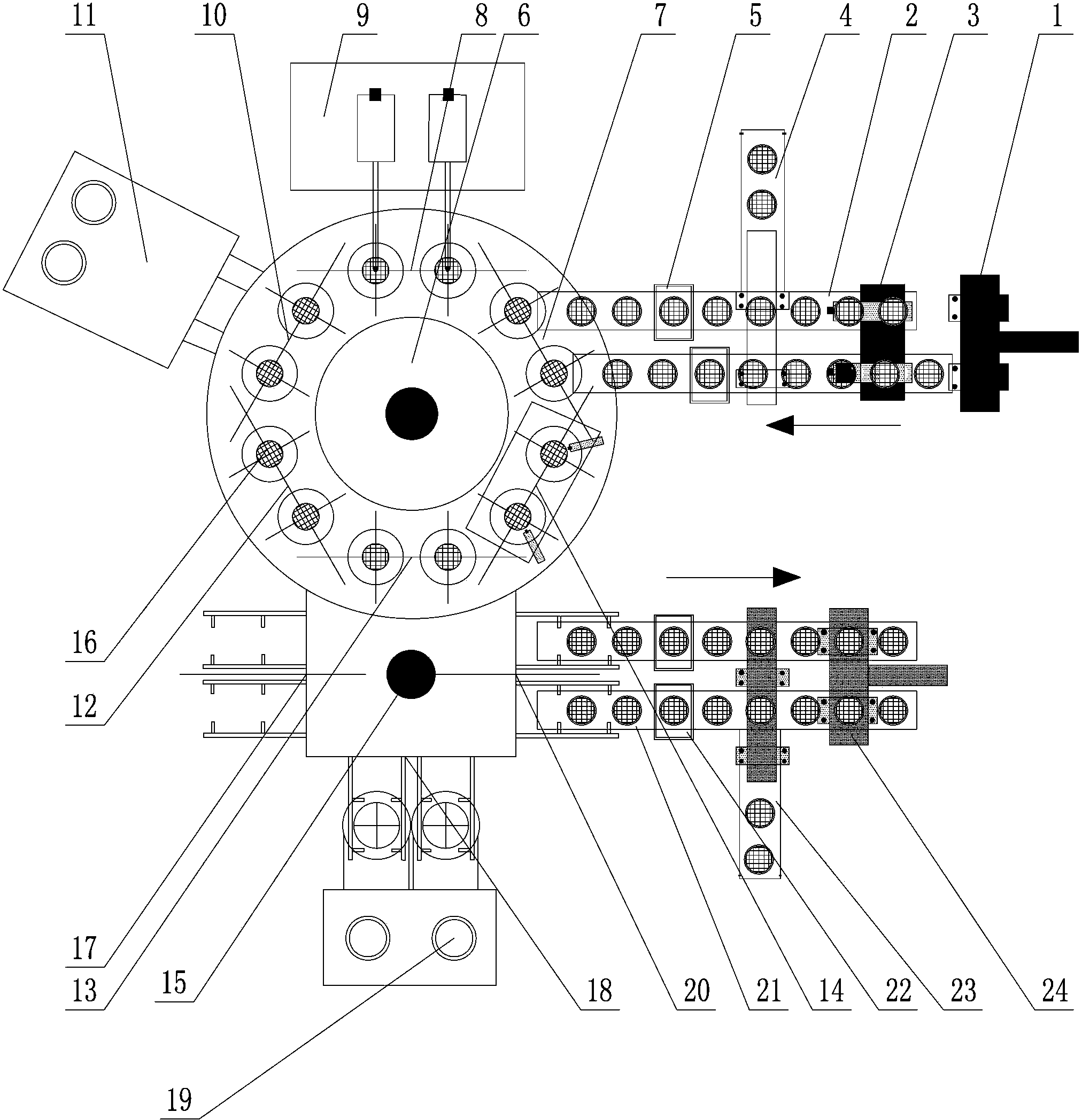 Full-automatic quantitative honeycomb carrier catalyst coating device