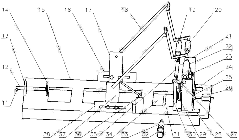 Test tube labeling machine