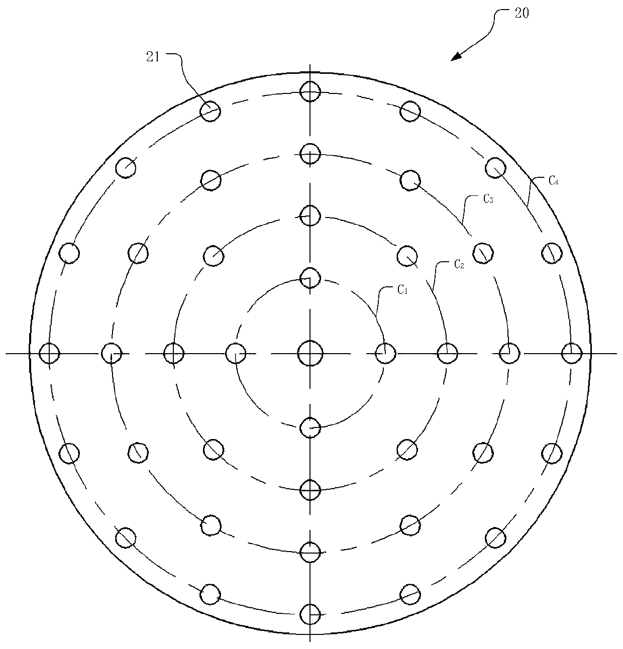 Substrate cleaning head and substrate cleaning device