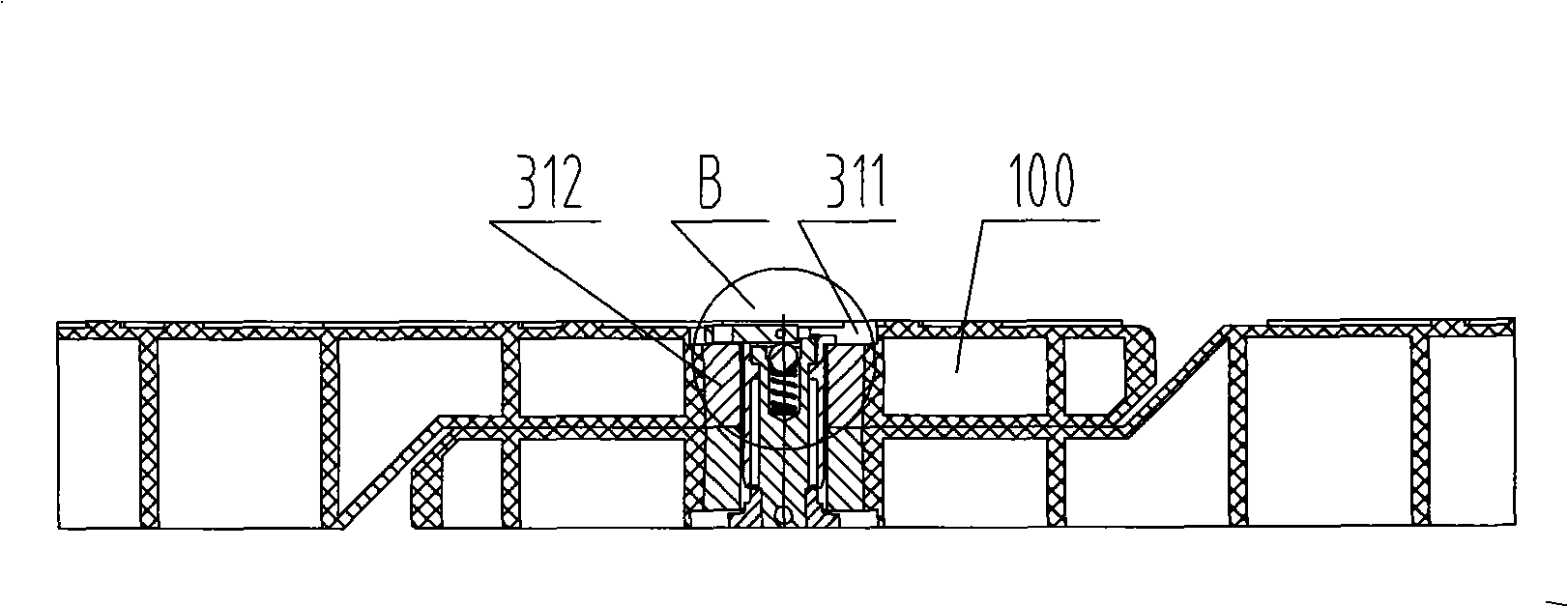 Emergency road slab made of composite material and mounting method thereof