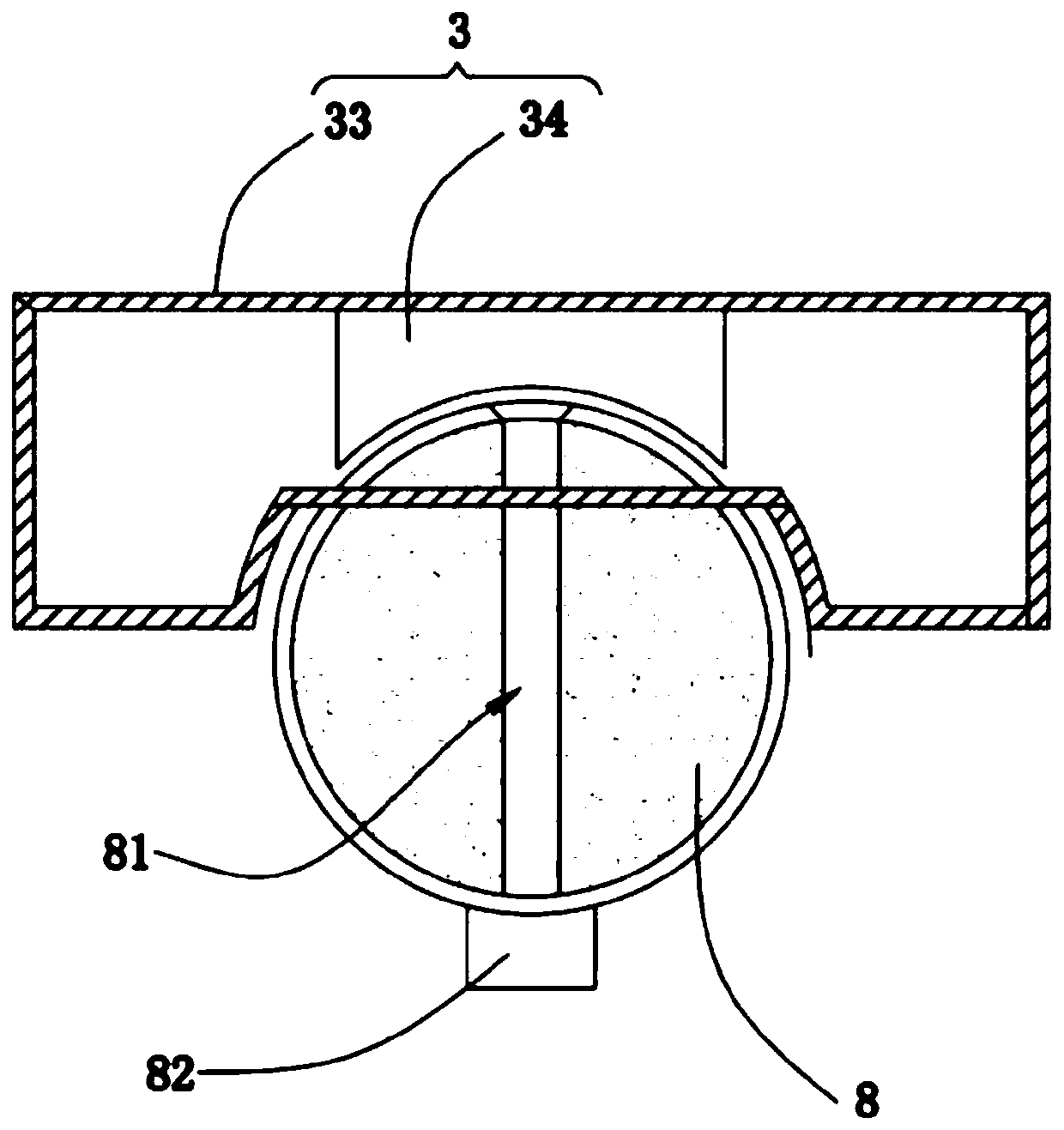 Gas detection device for environment detection