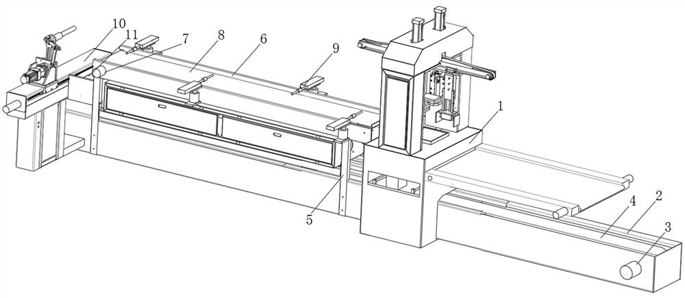 An integrated circulation processing equipment for the metal protective plate inside the robot