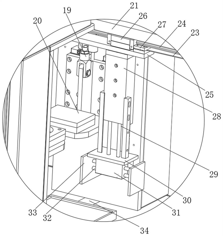 An integrated circulation processing equipment for the metal protective plate inside the robot