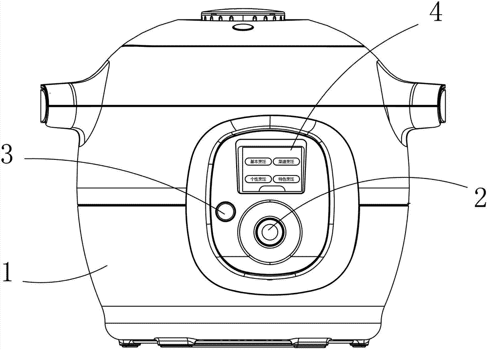 Electric cooking appliance with display unit and display method thereof