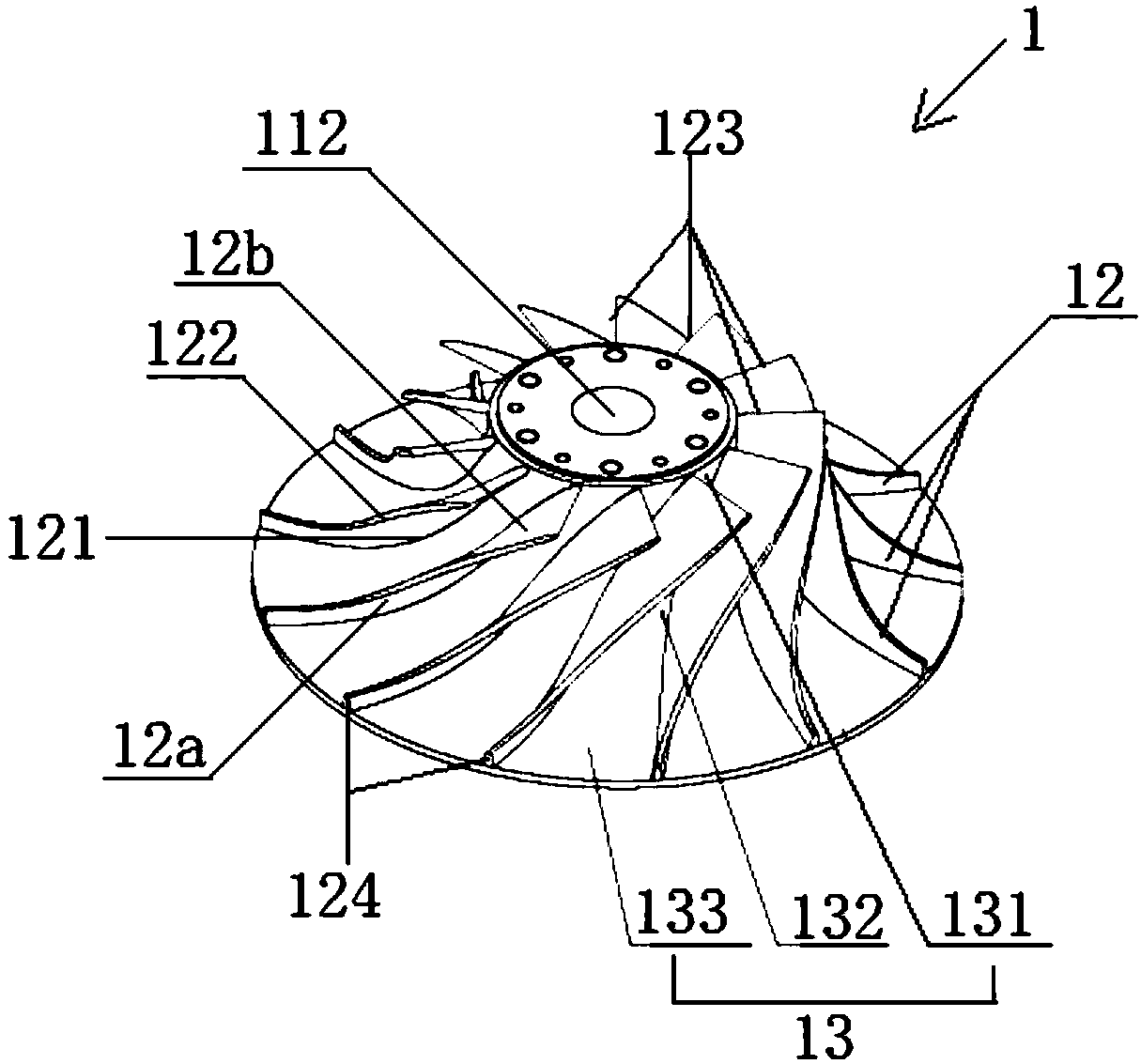 Impeller and centrifugal compressor comprising same